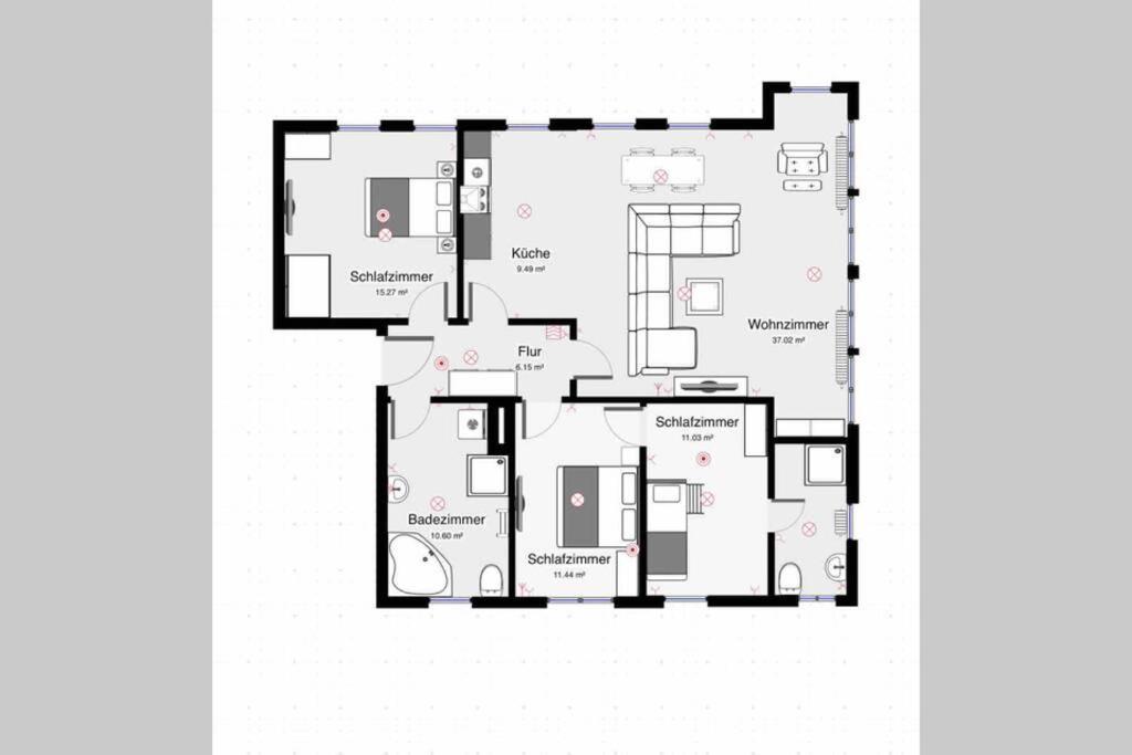 Apartment Traumfewo Palais #innenstadt #garten #netflix Von Harztraveler
